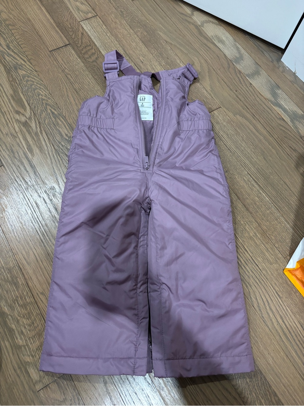 GAP Kids Lavender Snow Bib Overalls